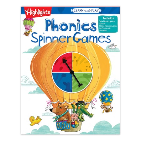 Highlights Learn-and-Play Phonics Spinner Games 9781644728338